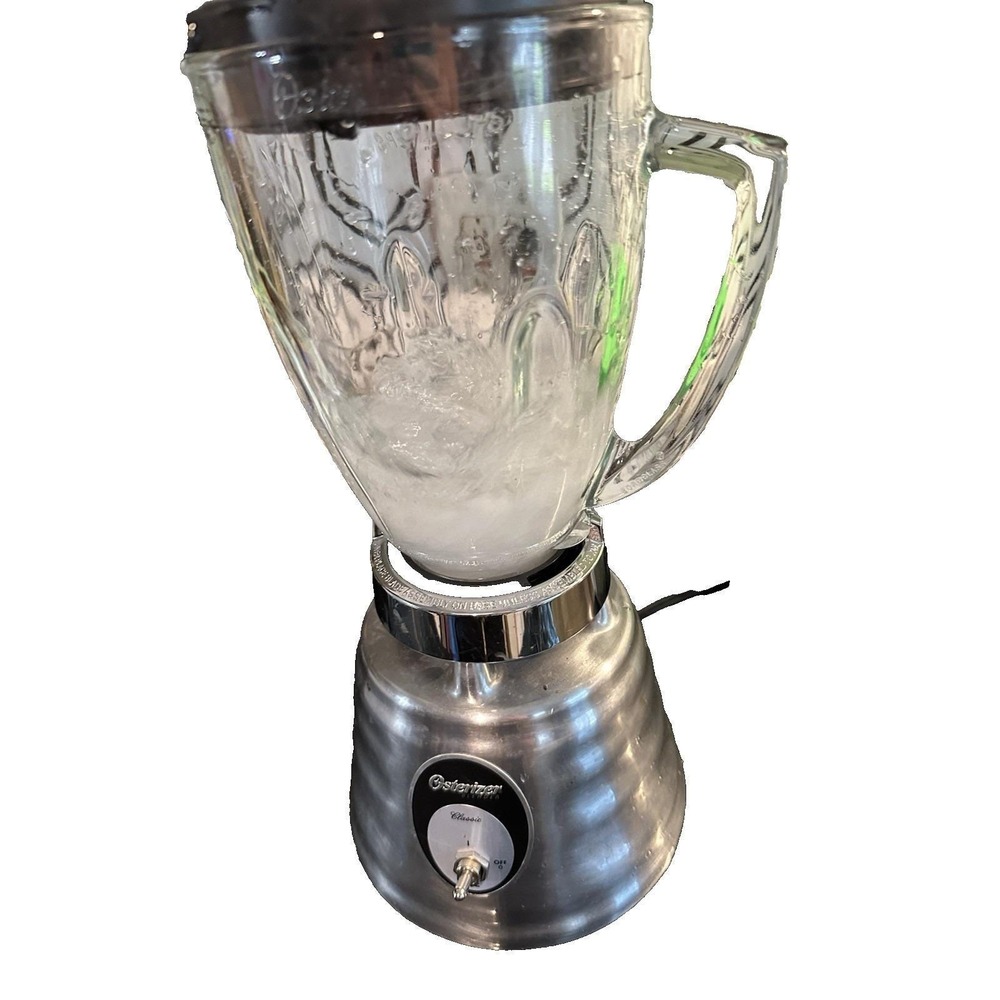 Oster Osterizer Classic Beehive Blender 564A 600W Brushed Chrome Glass WORKS